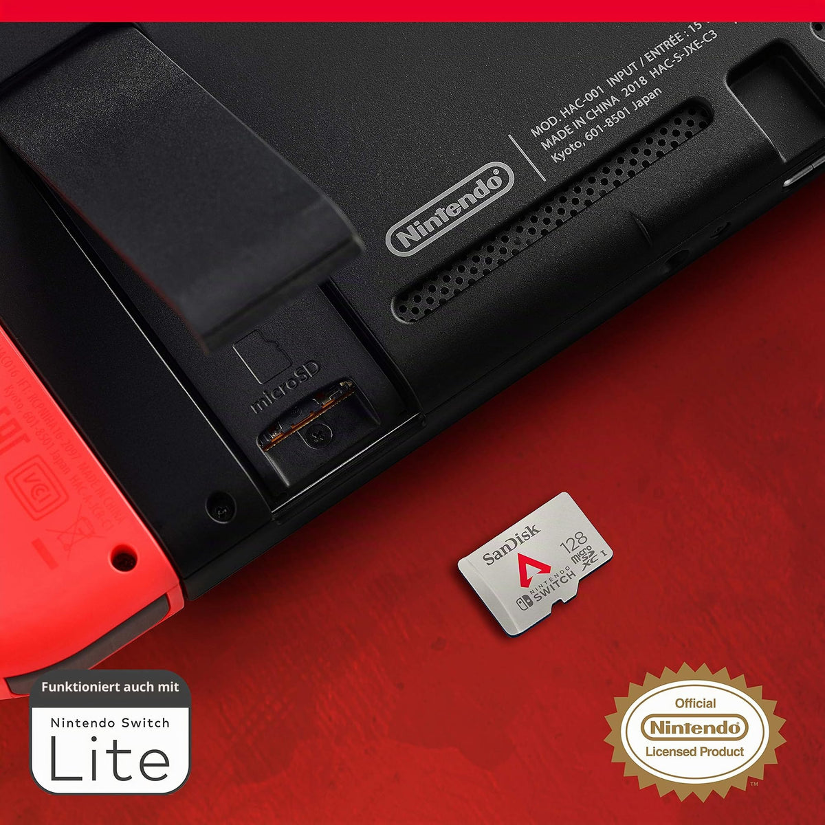 SANDISK 128GB microSD Karte, Super Mario Super Mushroom Edition