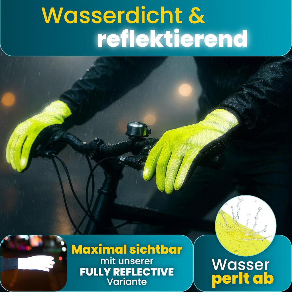 Valkental wasserdichte Fahrradhandschuhe GloRider, Unisex
