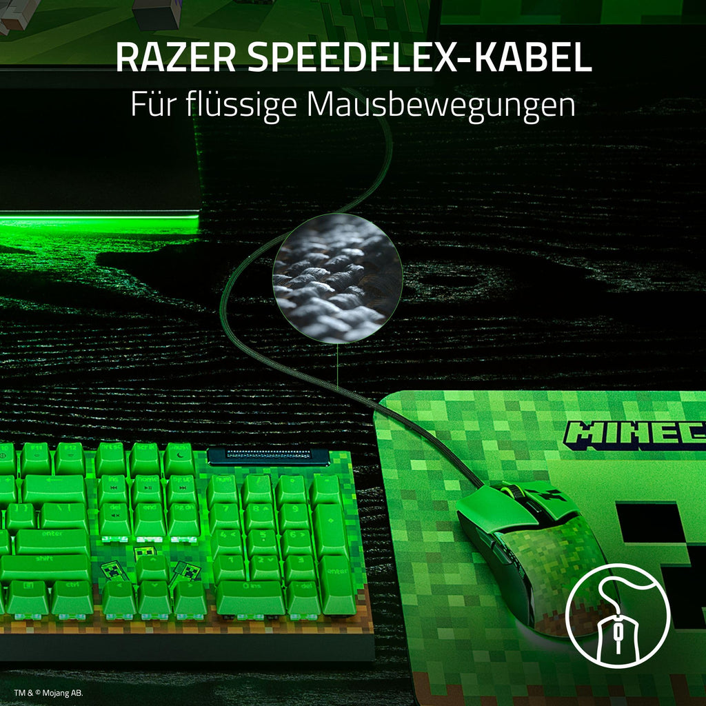 Razer Cobra Pro - kabellose Gaming-Maus mit RGB - Optischer Focus Pro Sensor mit 30K DPI (10 Anpassbare Tasten, HyperSpeed Wireless Polling 8K Hz, Bluetooth, Chroma-Beleuchtung mit 11 Zonen) Weiß