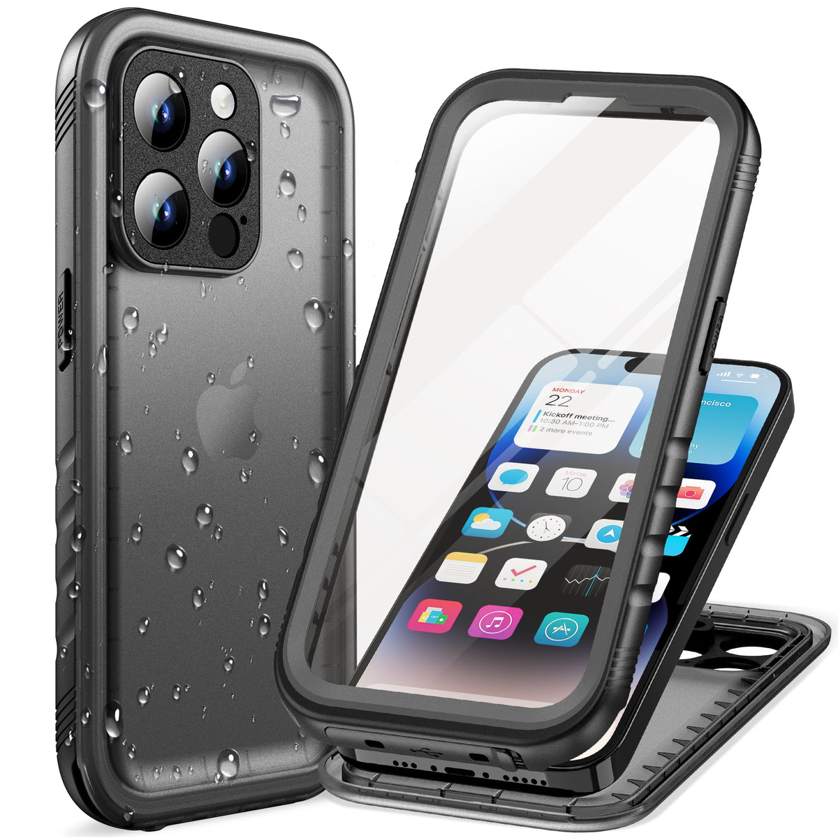 Cozycase TOP Militärschutz wasserdichte 360 Hülle Für iPhone 17 18 Pro Max