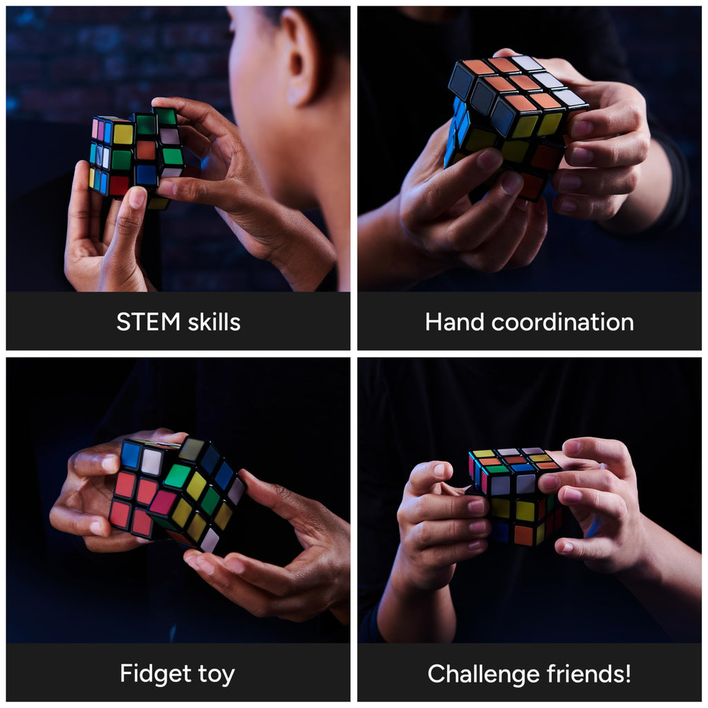 Rubik's Cube Tetris Edition 3x3 Cube Shapeshifting Puzzle Game Brain Teaser