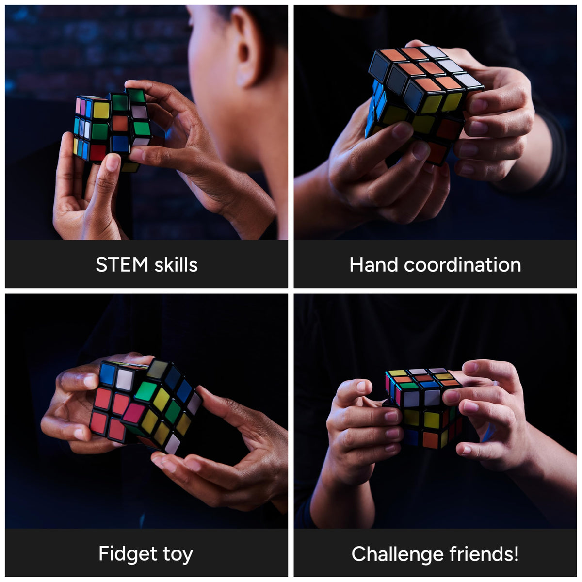 Rubik's Cube Tetris Edition 3x3 Cube Shapeshifting Puzzle Game Brain Teaser