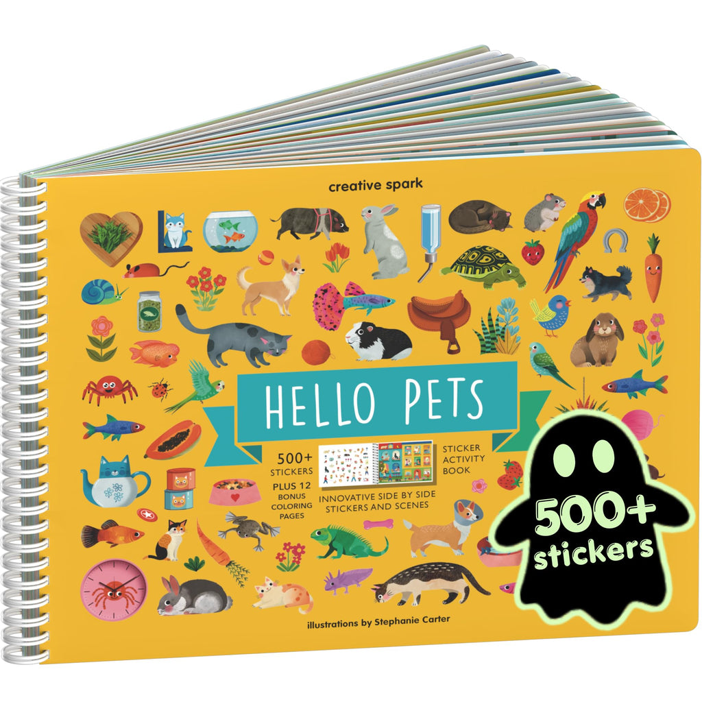 Cupkin Animal Habitats Sticker Book | 12 Coloring & Activity, 500+ Stickers