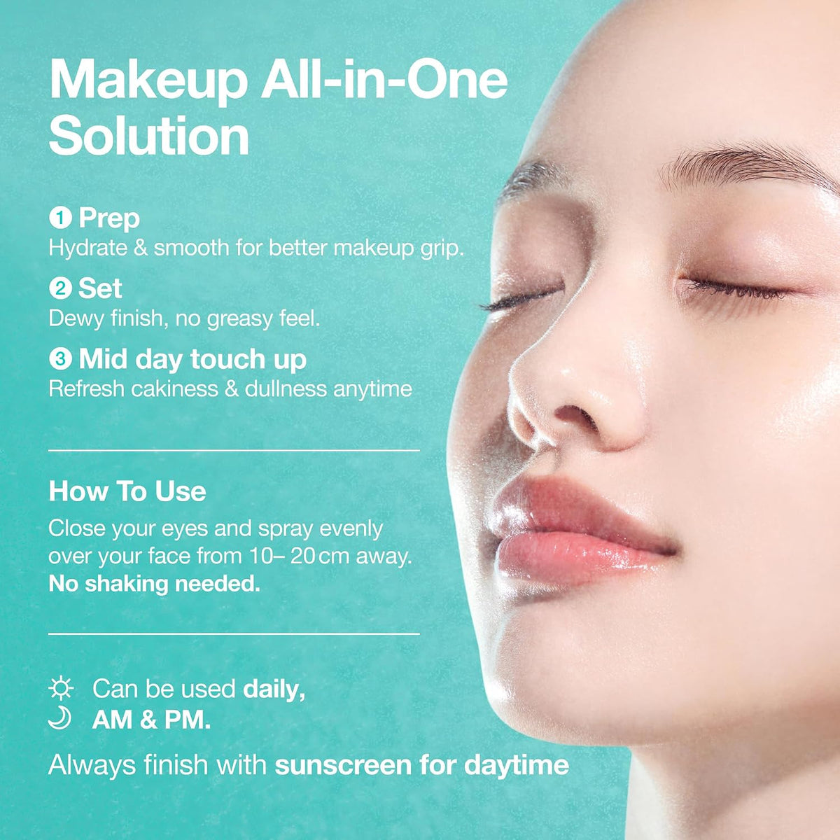 Anua Pdrn Collagen Glow Facial Serum Spray, Korean Skincare, 100ml