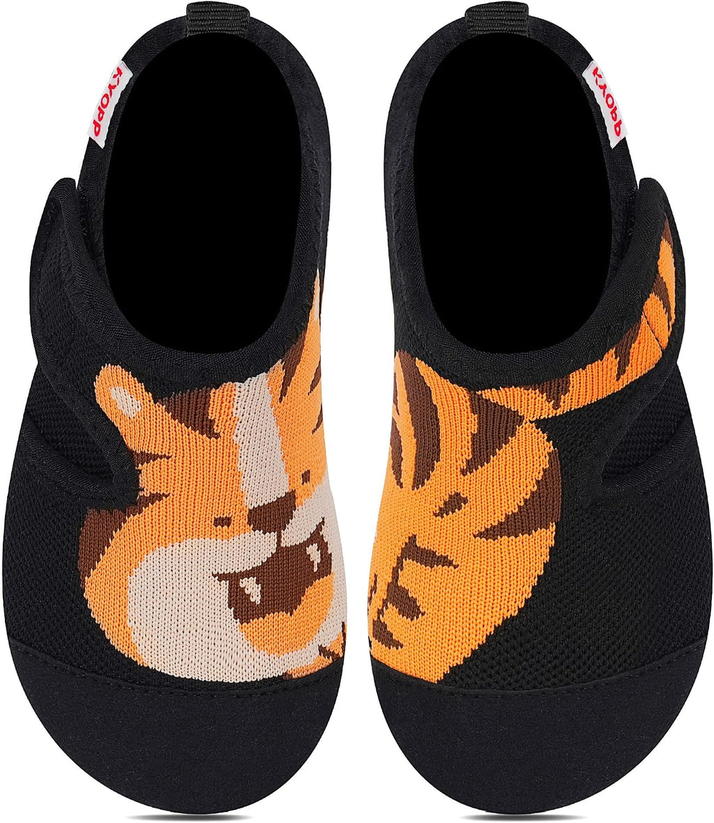 Kyopp Hausschuhe Kinder Mädchen Barfussschuhe Kindergarten Slippers Jungen