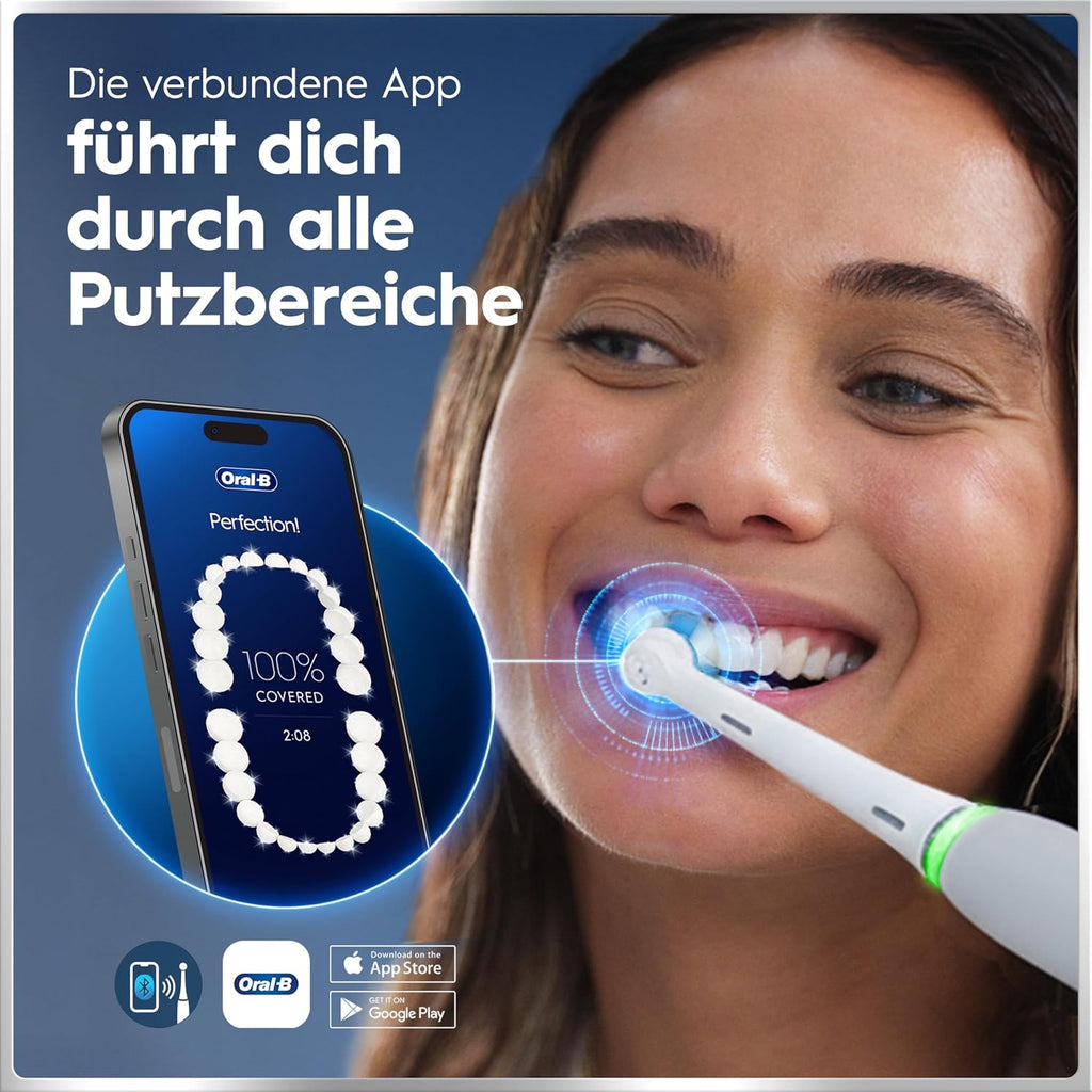 Oral-B iO Series 6 Elektrische Zahnbürste, Weiß
