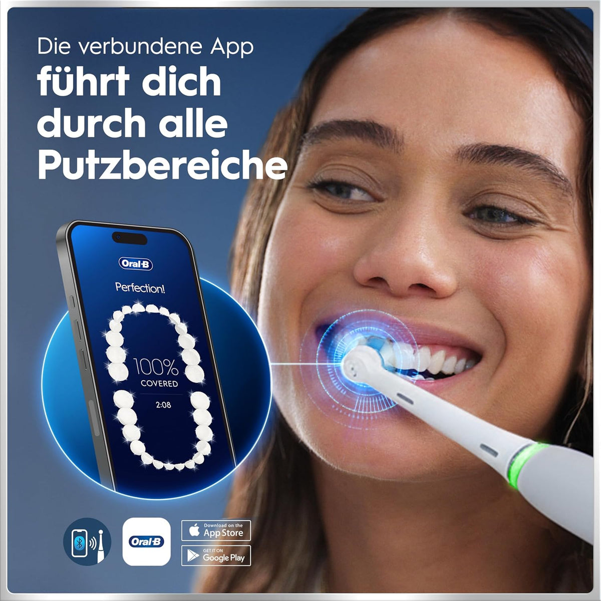 Oral-B iO Series 6 Elektrische Zahnbürste, Weiß
