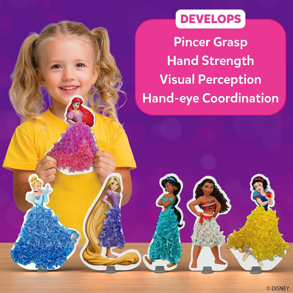 Skillmatics Poke-in Art – Disney Princesses, Wood Craft Kit, Gift for Kids