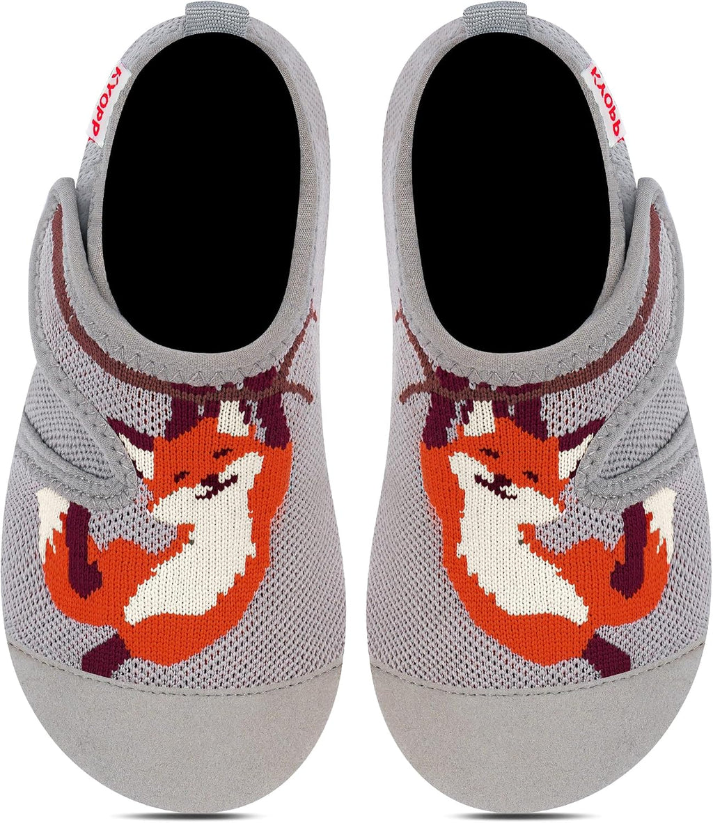 Kyopp Hausschuhe Kinder Mädchen Barfussschuhe Kindergarten Slippers Jungen