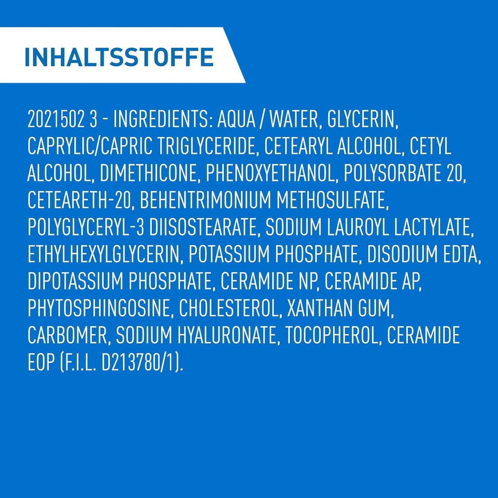 CeraVe Feuchtigkeitslotion für trockene Haut, Körper & Gesicht
