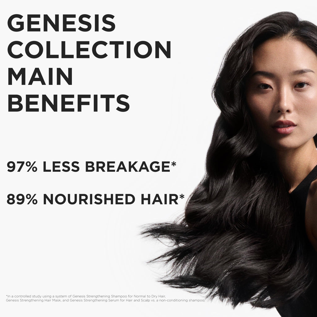 Kérastase Shampoo für feines Haar, Nährendes und kräftigendes Haarbad gegen Haarverlust, Bain Hydra-Fortifiant, Genesis, 500 ml