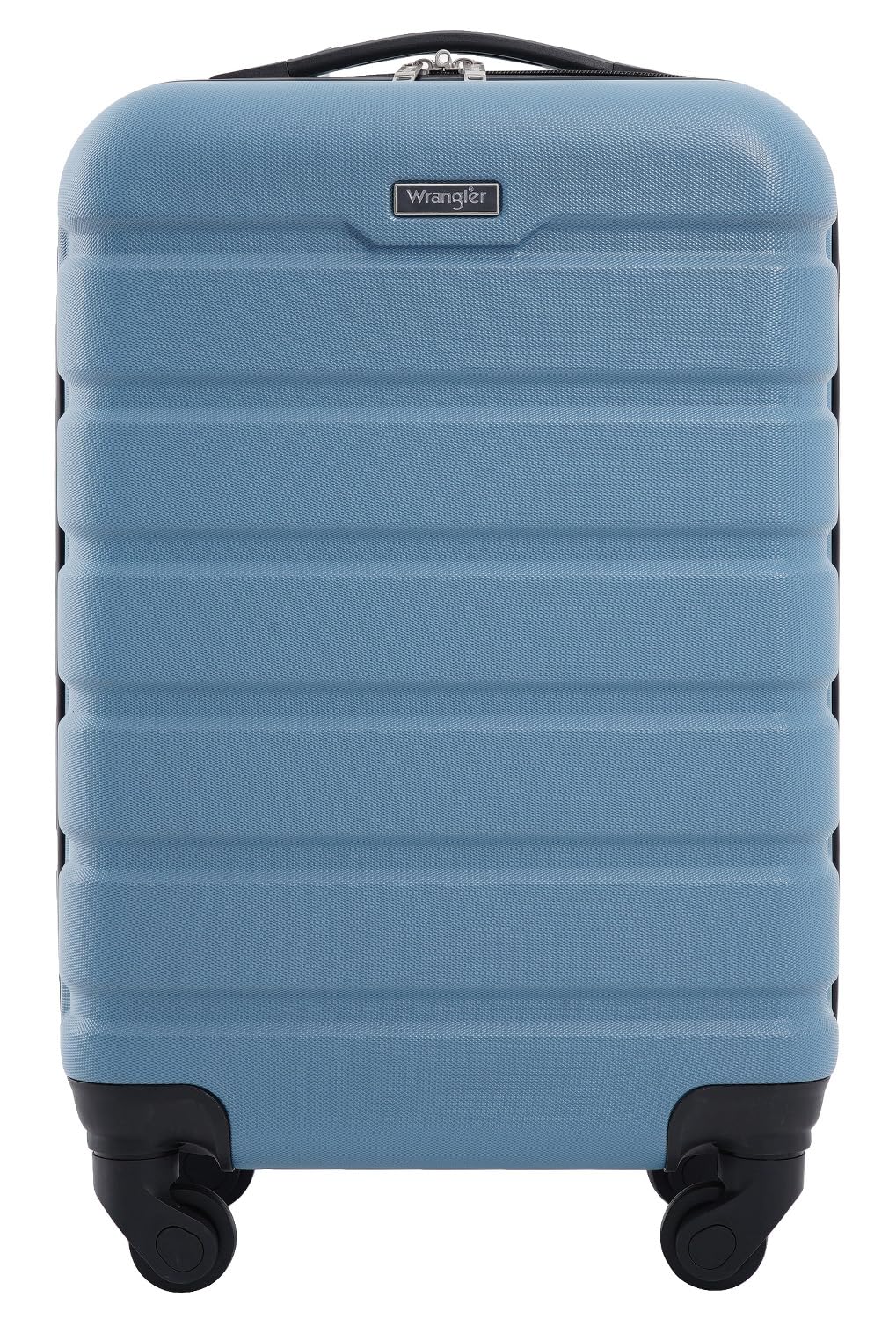 Wrangler 22" Hardside Spinner Carry-On Luggage, Charcoal