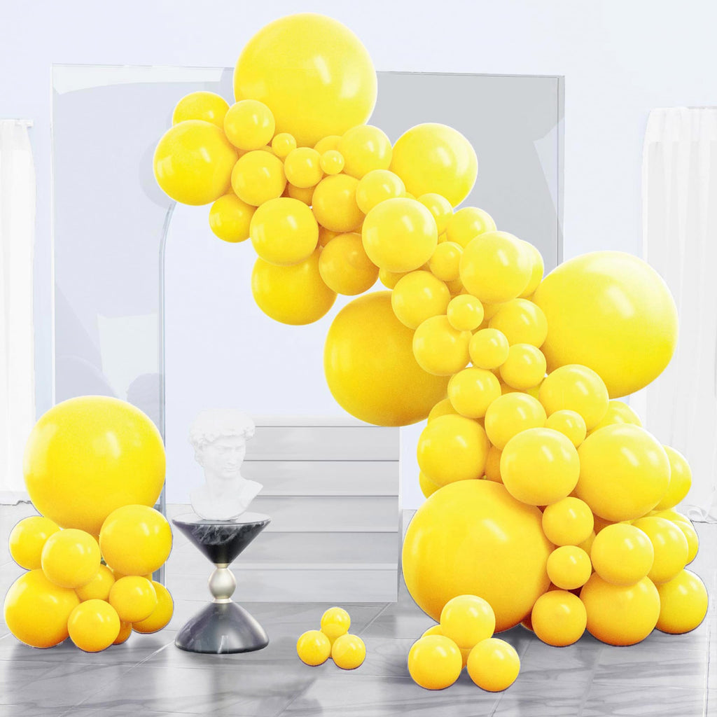 PartyWoo Black Balloons 140pcs Different Sizes of 18 12 10 5 Inch