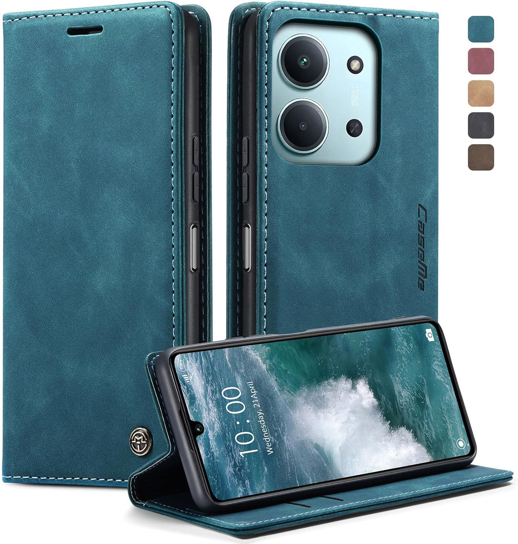 Handyhülle für Honor Magic 6 Pro hülle Premium PU klapphülle RFID Lederhülle Faltbare Schutzhülle Kartenfach Standfunktion Handytasche hülle Honor Magic 6 Pro 5G - Schwarz