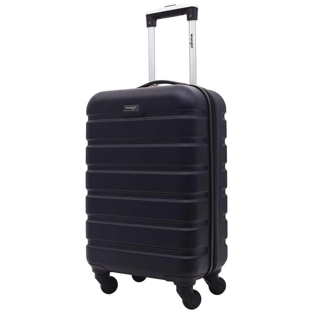 Wrangler 22" Hardside Spinner Carry-On Luggage, Charcoal