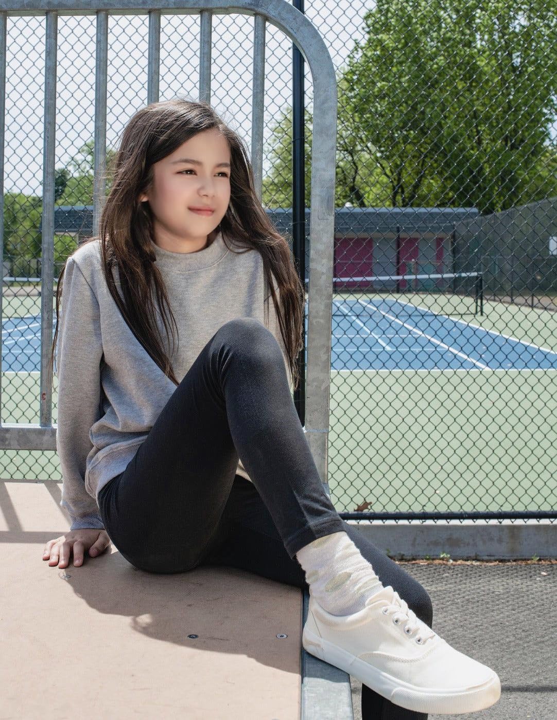 DDOBB 2er Pack Thermo Leggings Mädchen Mit Fleece High Waist