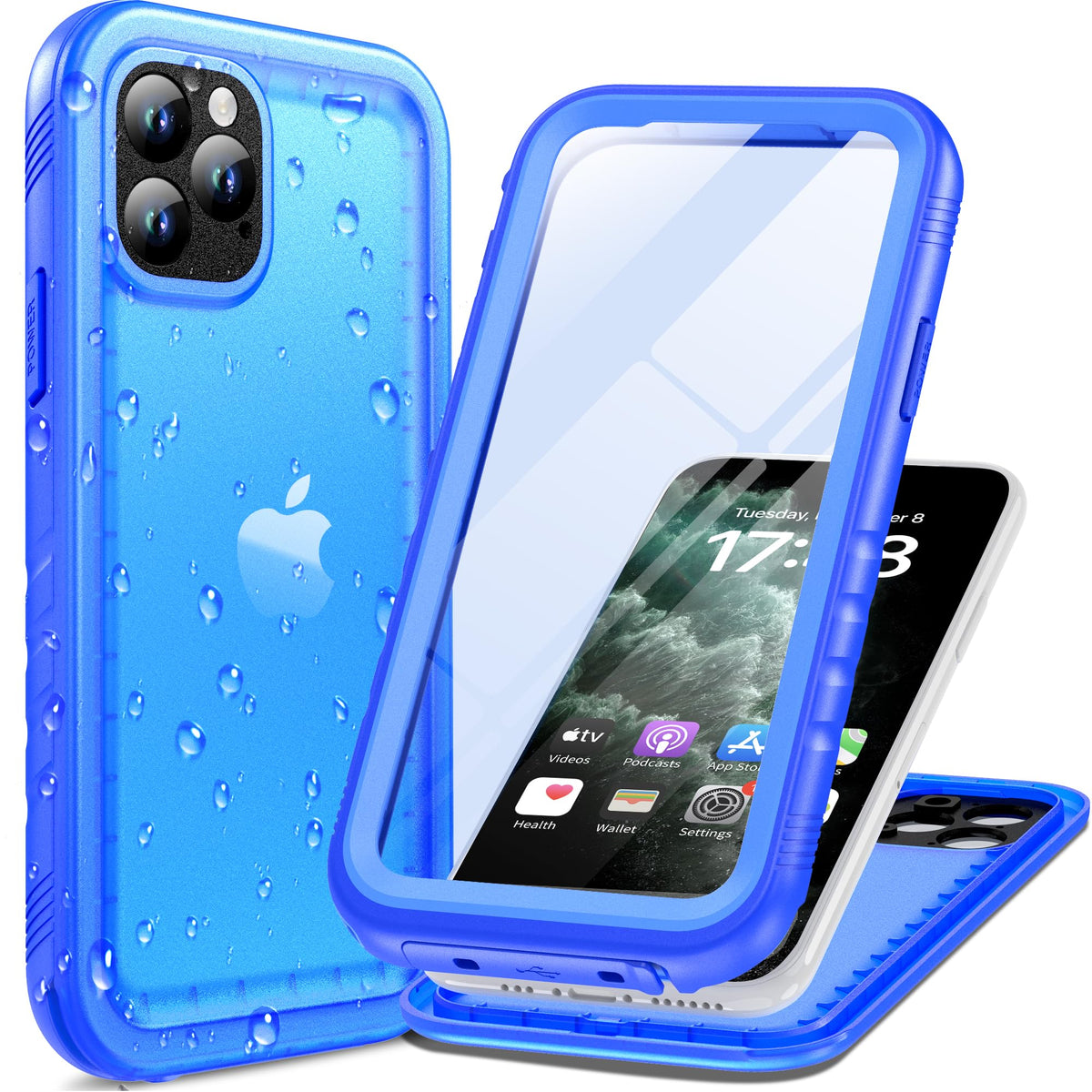 Cozycase TOP Militärschutz wasserdichte 360 Hülle Für iPhone 17 18 Pro Max