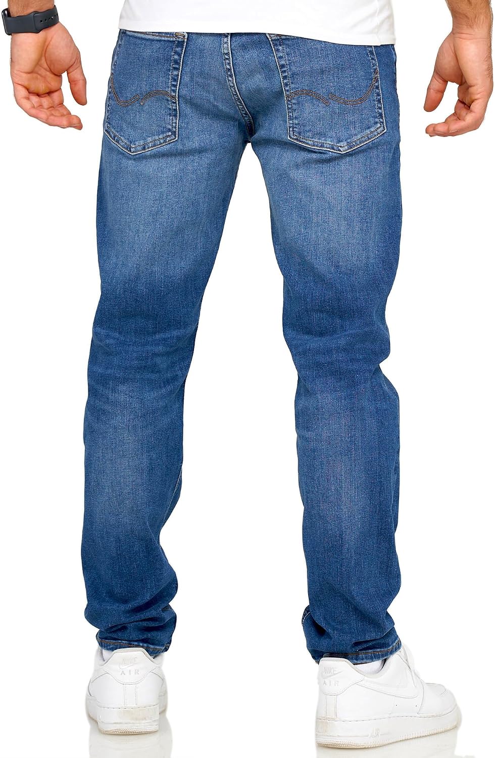 JACK & JONES Infinity Herren Jeans Mike ARIS Comfort Fit Denim Herrenhose