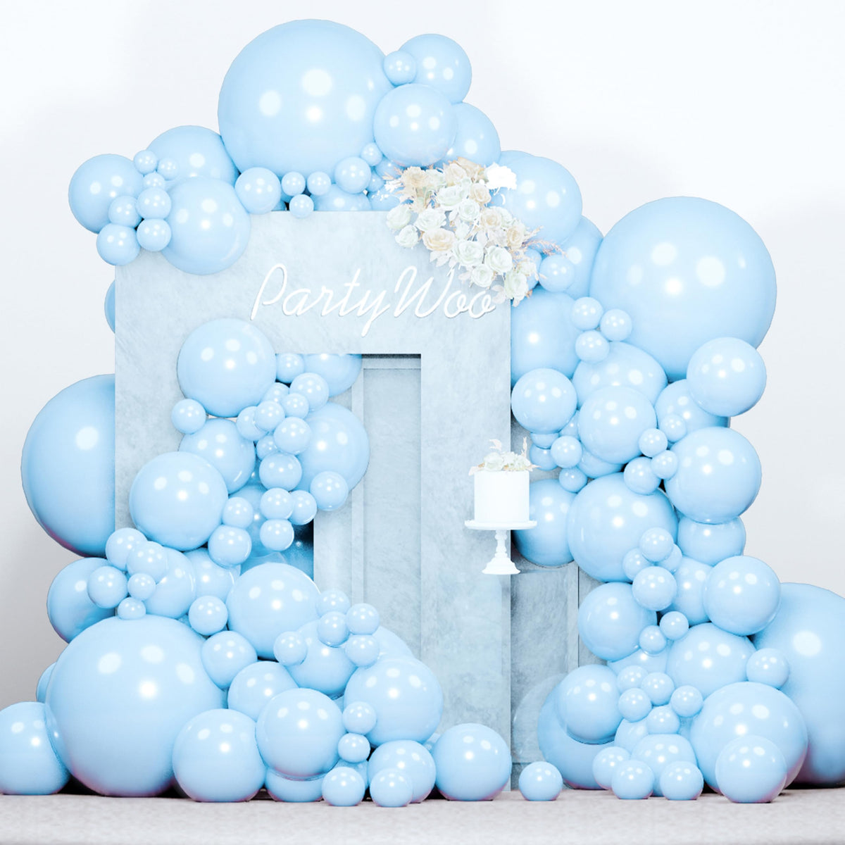 PartyWoo Black Balloons 140pcs Different Sizes of 18 12 10 5 Inch