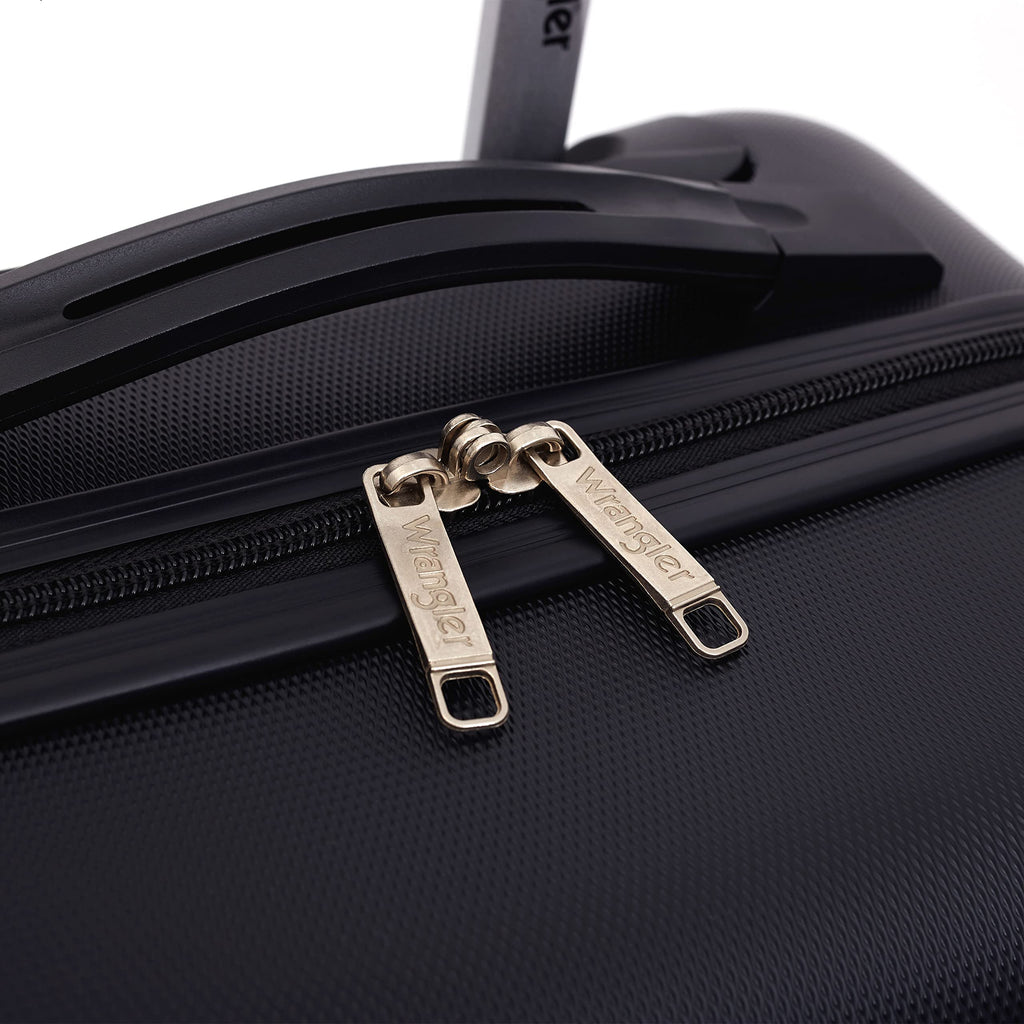 Wrangler 22" Hardside Spinner Carry-On Luggage, Charcoal