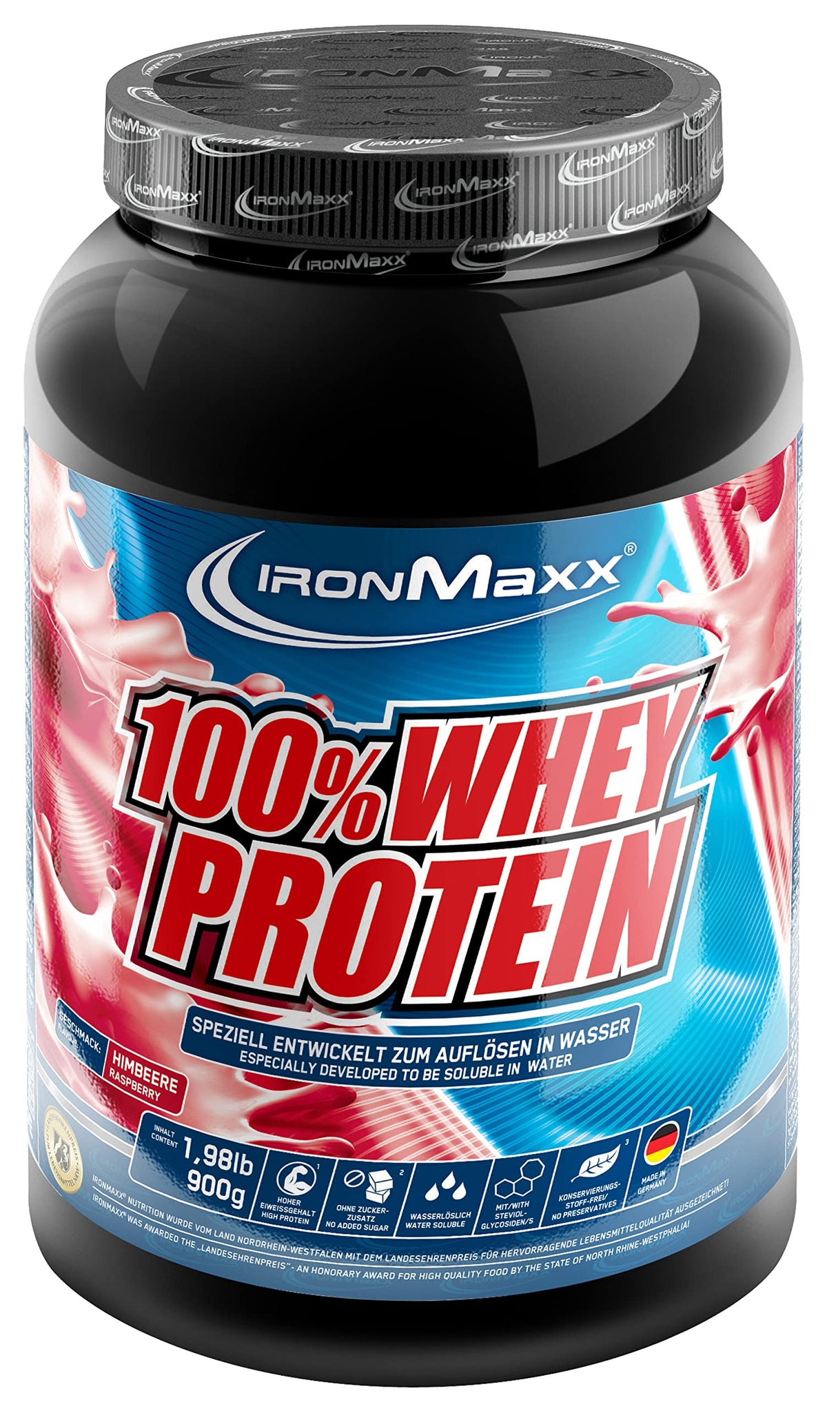 IronMaxx 100% Whey Protein Pulver – French Vanilla 500g Beutel | zuckerreduziertes, wasserlösliches Eiweißpulver aus Molkenprotein | viele verschiedene Geschmacksrichtungen