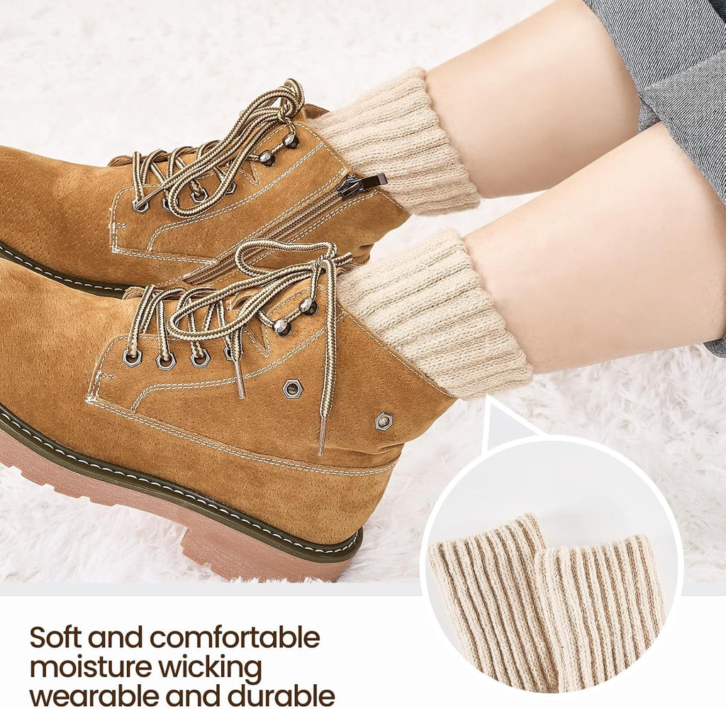 Niorasen Women's Thermal Socks, 3 Pairs Full Cushioned, Cosy Gift Winter