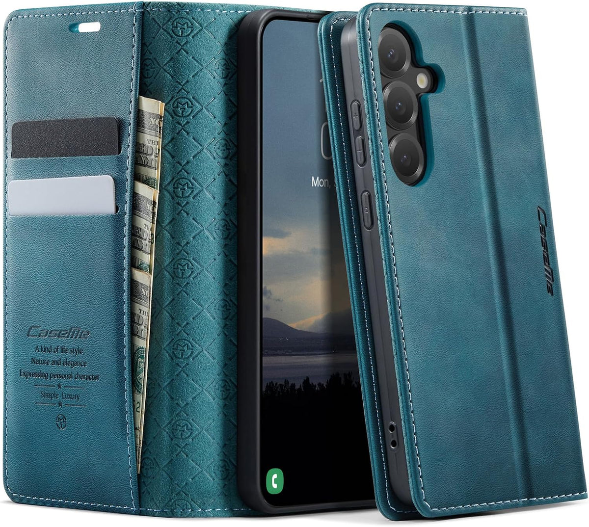KZB für Xiaomi Redmi Note 15 Hülle, Magnet Leder Klapphülle Stoßfest