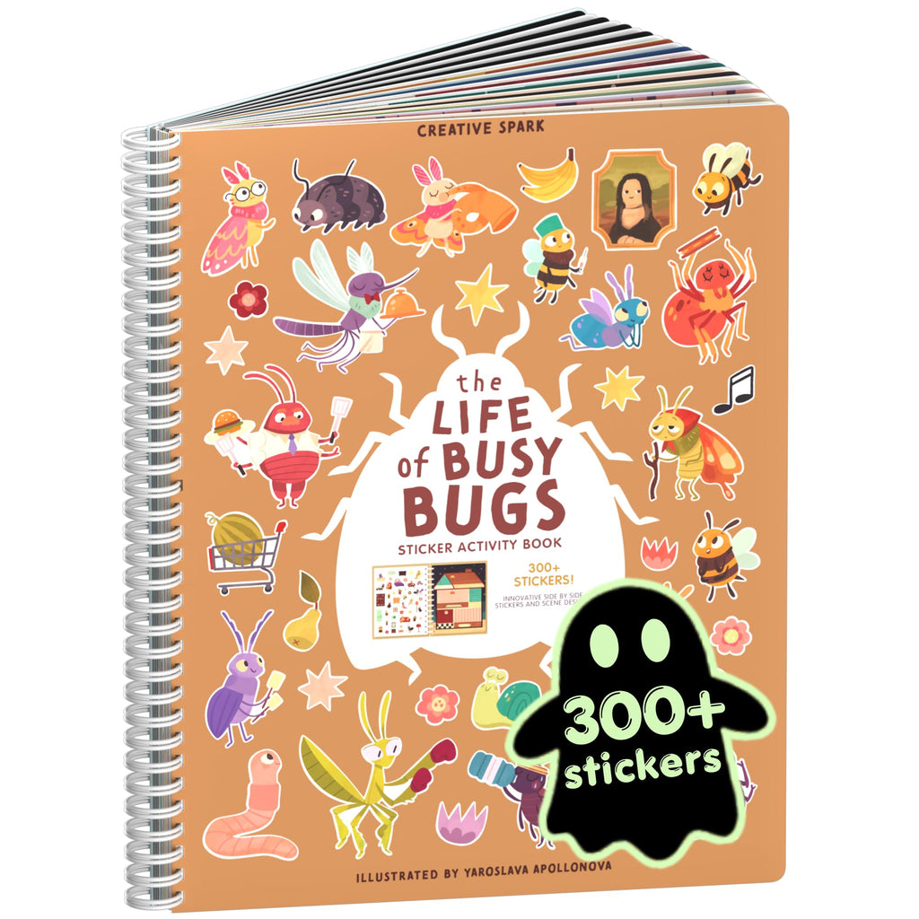 Cupkin Animal Habitats Sticker Book | 12 Coloring & Activity, 500+ Stickers