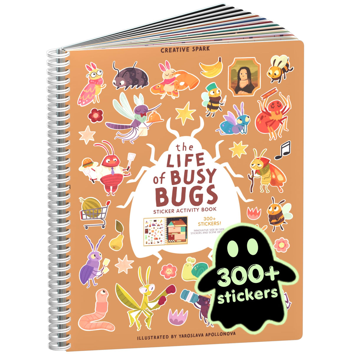 Cupkin Animal Habitats Sticker Book | 12 Coloring & Activity, 500+ Stickers