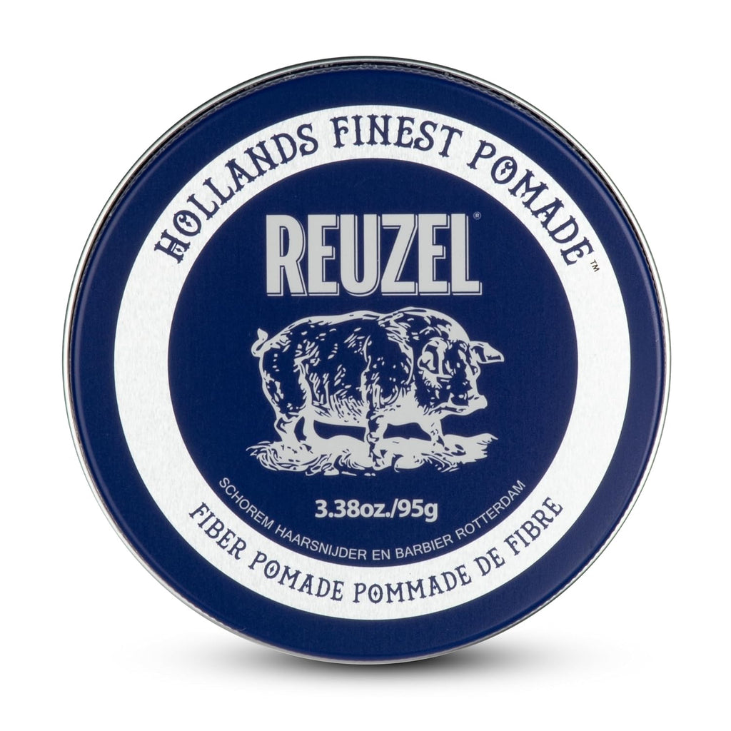 Reuzel Fiber Pomade, matter Glanz, fester Halt, texturiertes, volleres Aussehen, im Laufe des Tages leicht umformbar, 3,38 oz/95 g