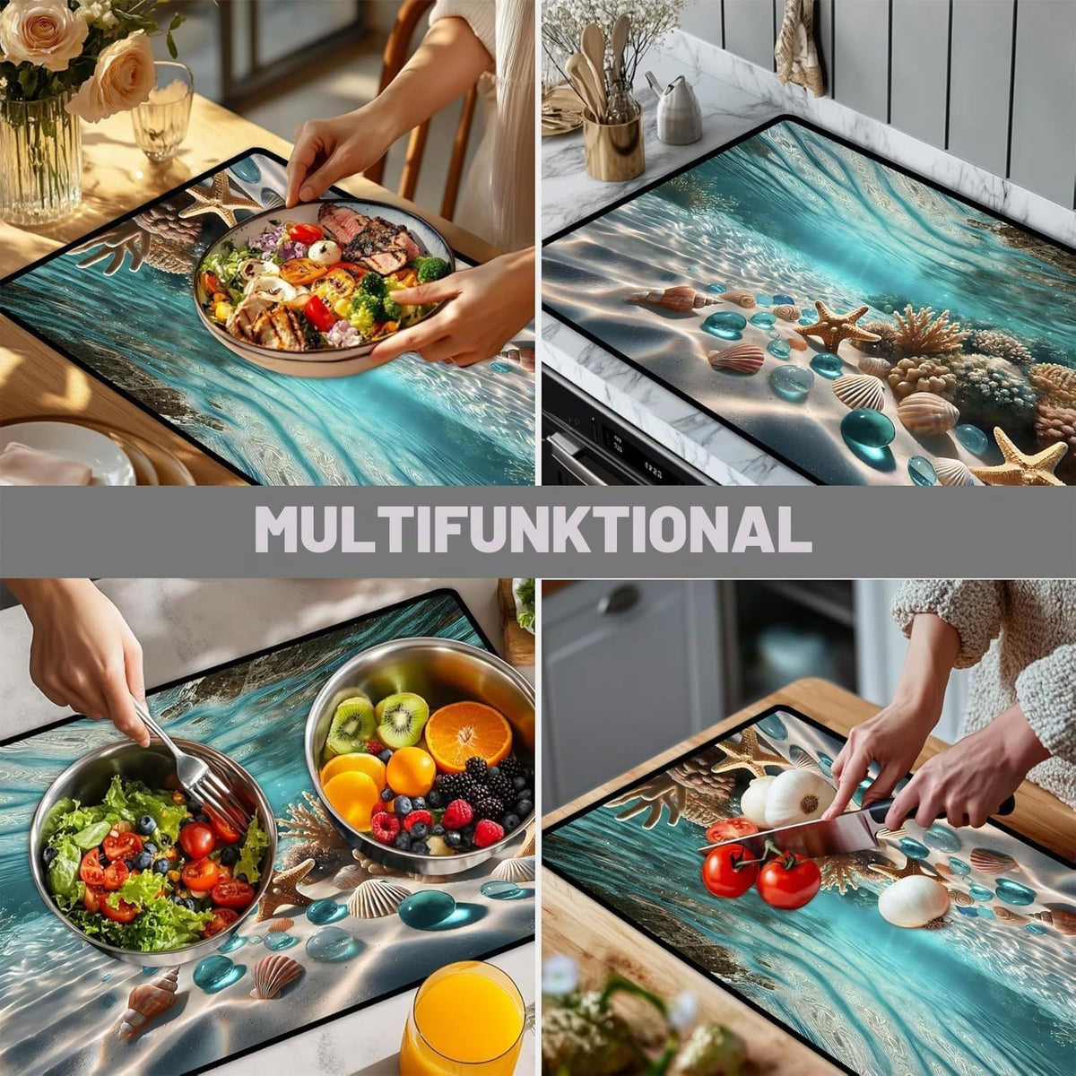 YeahBoom Waschmaschinenauflage 60x60cm,Waschmaschinenabdeckung Universal