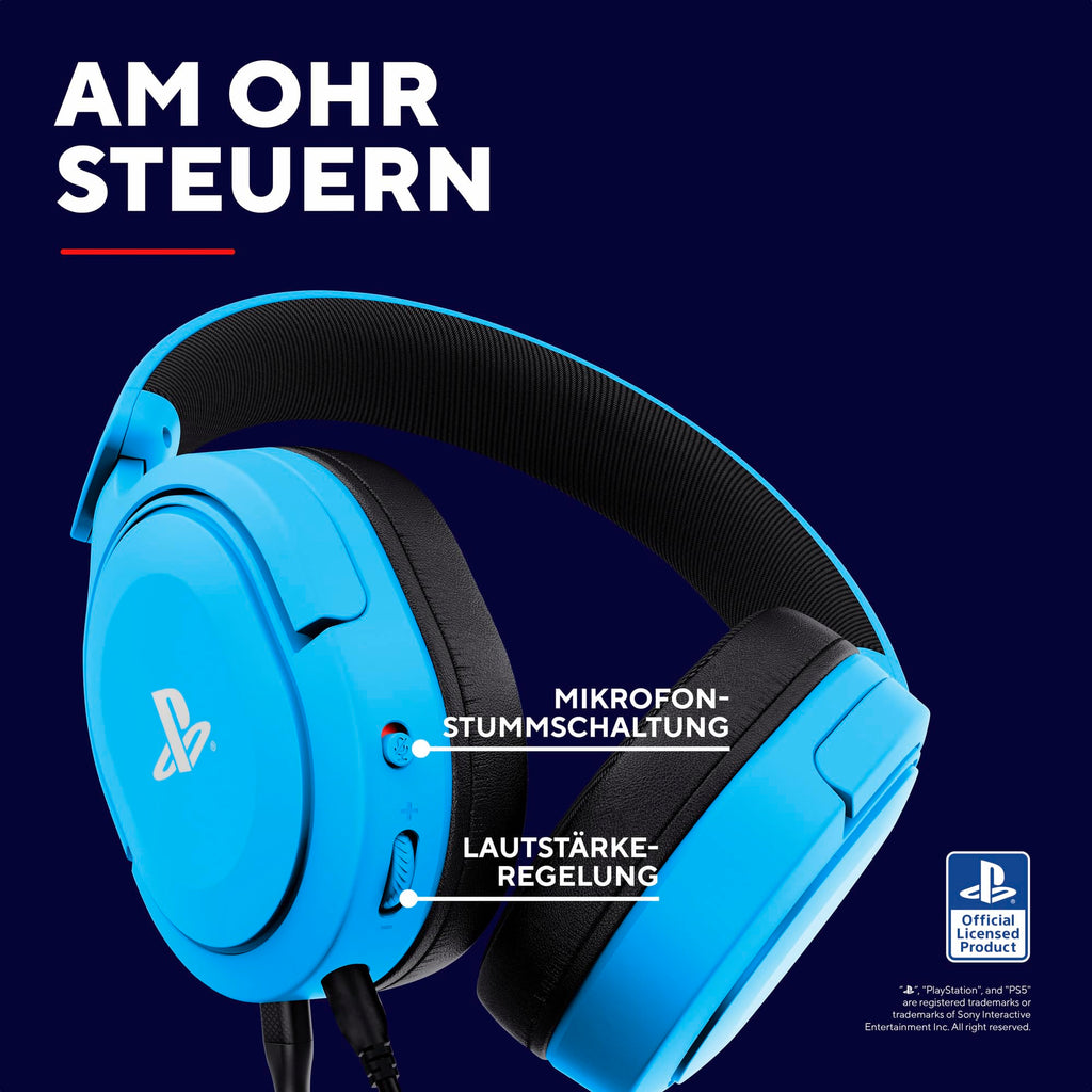 GXTrust Forta PS5 Gaming Headset Lizenziert für PlayStation 5, Weiß