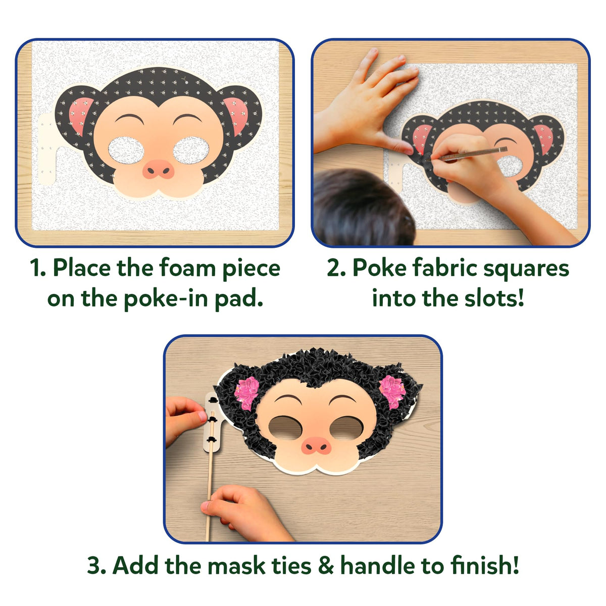 Skillmatics Poke-in Art – Disney Princesses, Wood Craft Kit, Gift for Kids