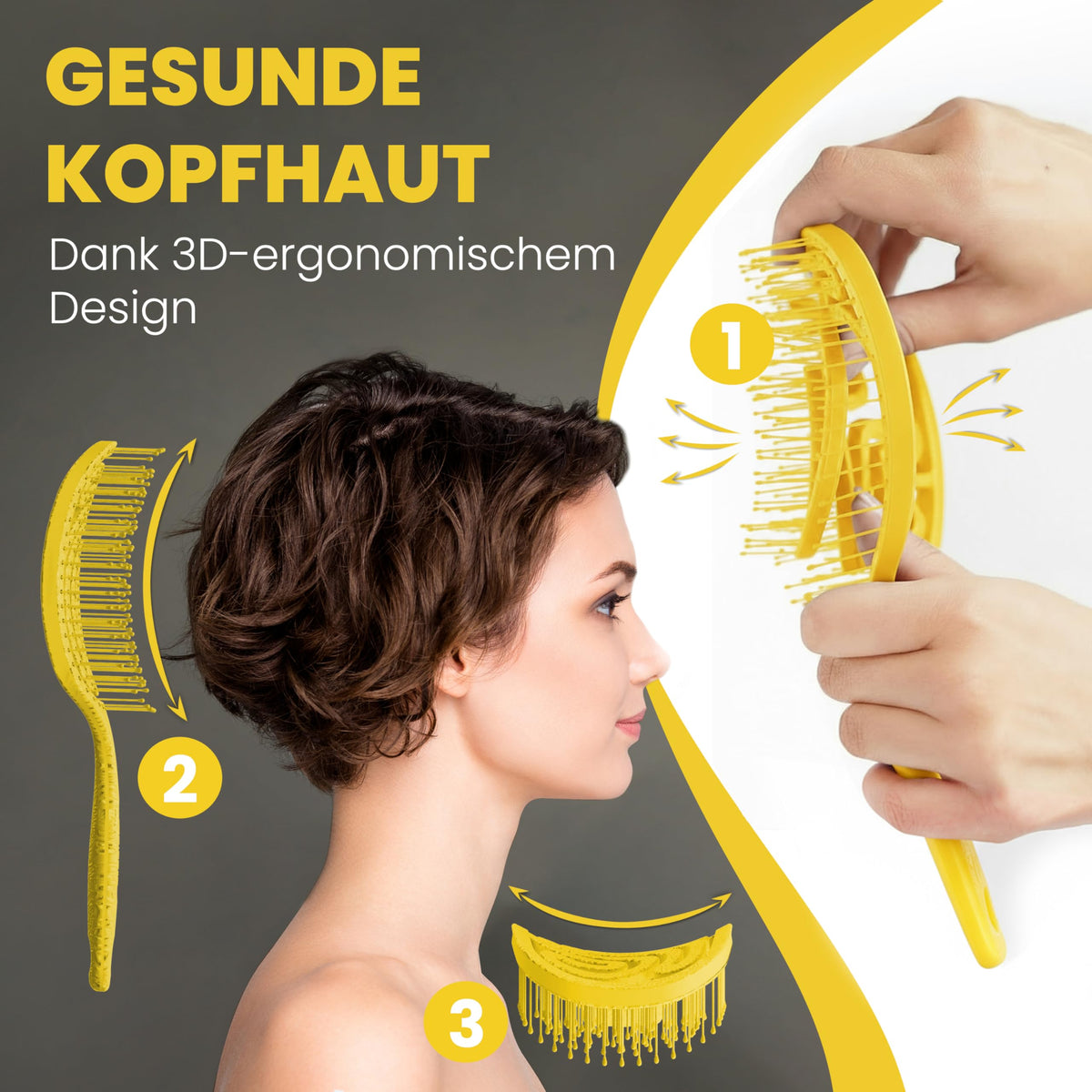 Walcora Haarbürste ohne Ziepen – NEUHEIT 2026 – Entwirrbürste & Detangler Bürste für Damen