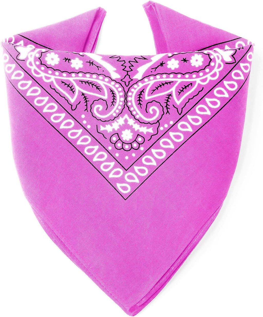 Bandana 100% Coton Qualité Premium - Epaisseur Supérieure - 20 Couleurs Exclusives - Motif Paisley
