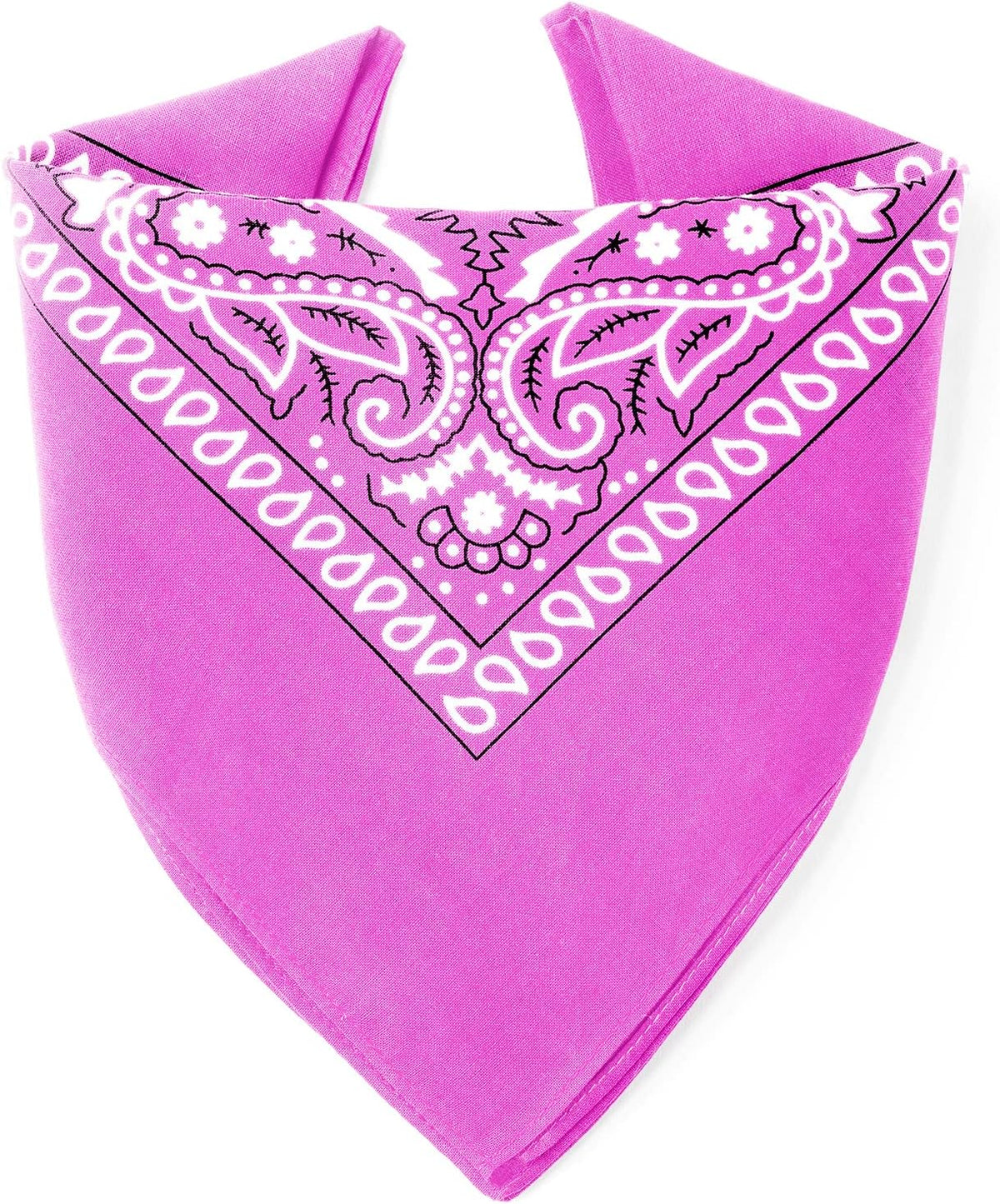 Bandana 100% Coton Qualité Premium - Epaisseur Supérieure - 20 Couleurs Exclusives - Motif Paisley
