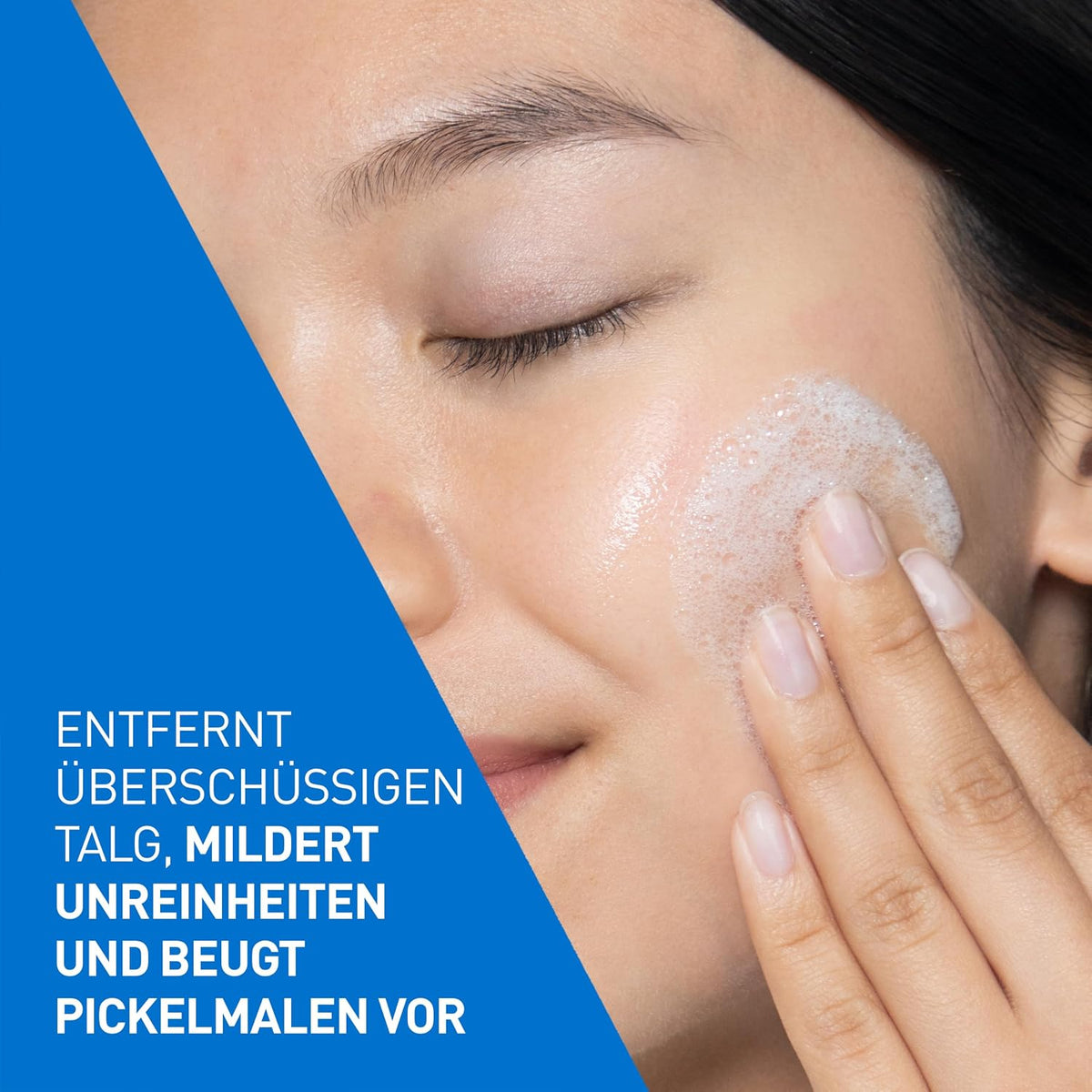 CeraVe Porentiefe Reinigung Waschgel für das Gesicht gegen Pickel, 236 ml