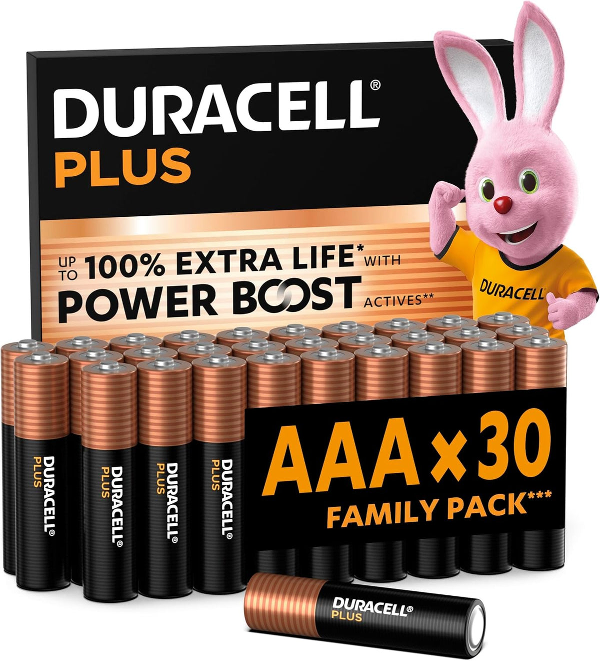 DURACELL Plus AA Alkaline-Batterien (20 Stück) 1.5V, LR06