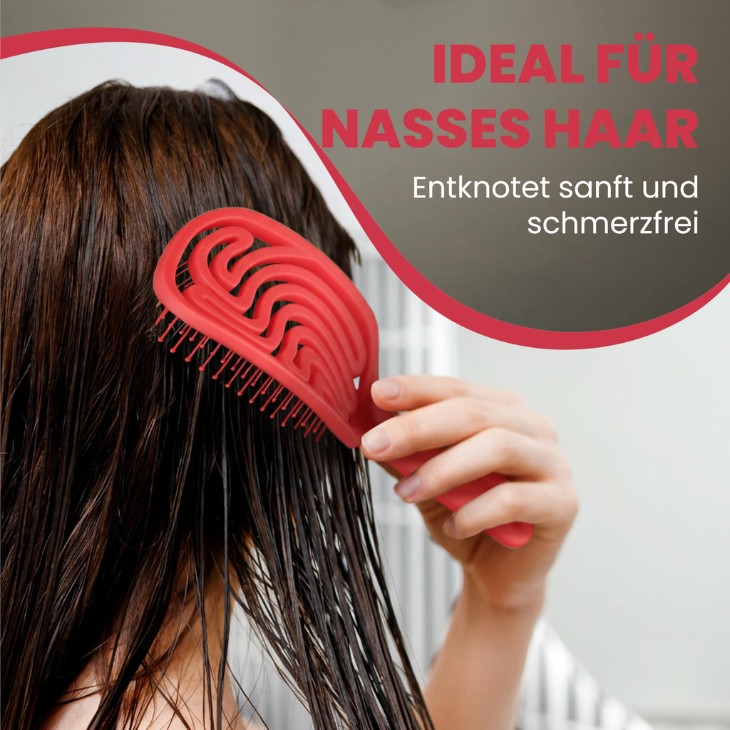 Walcora Haarbürste ohne Ziepen – NEUHEIT 2026 – Entwirrbürste & Detangler Bürste für Damen
