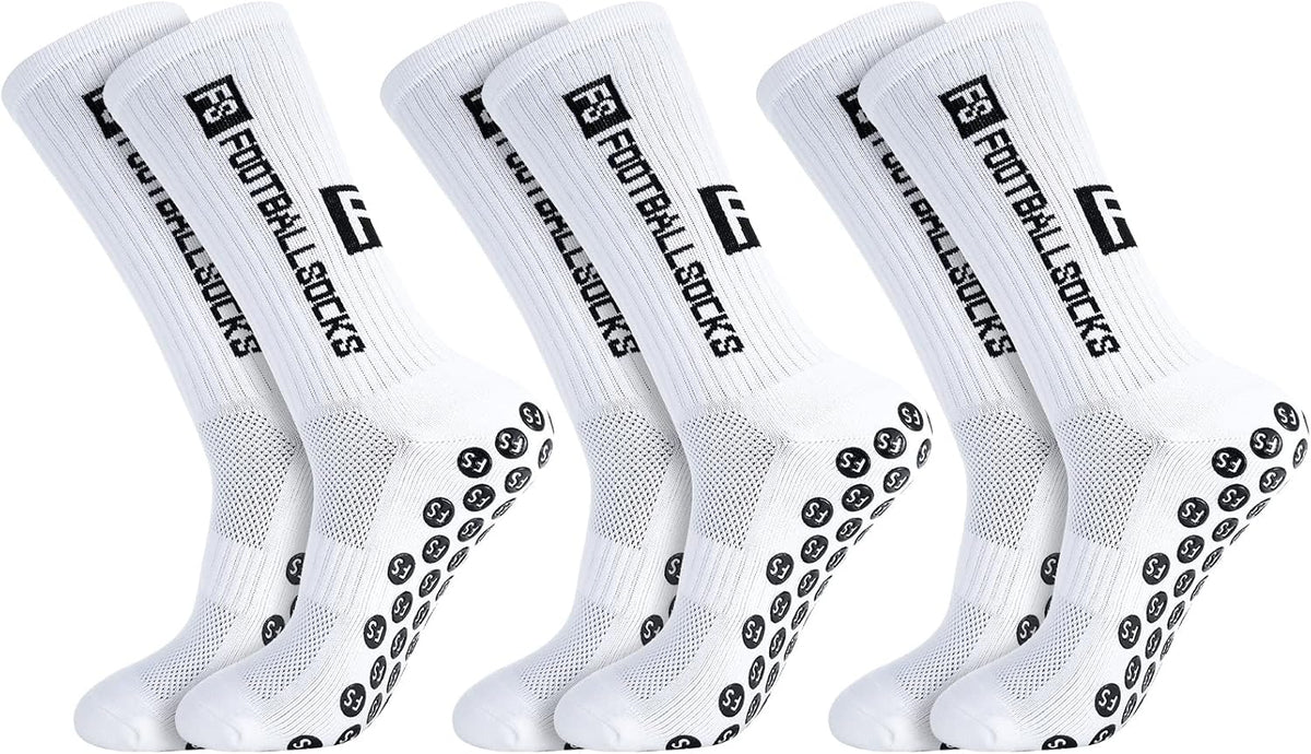 FANTESI 3 Paare Fußballsocken für Herren Damen,Sportsocken Fußball