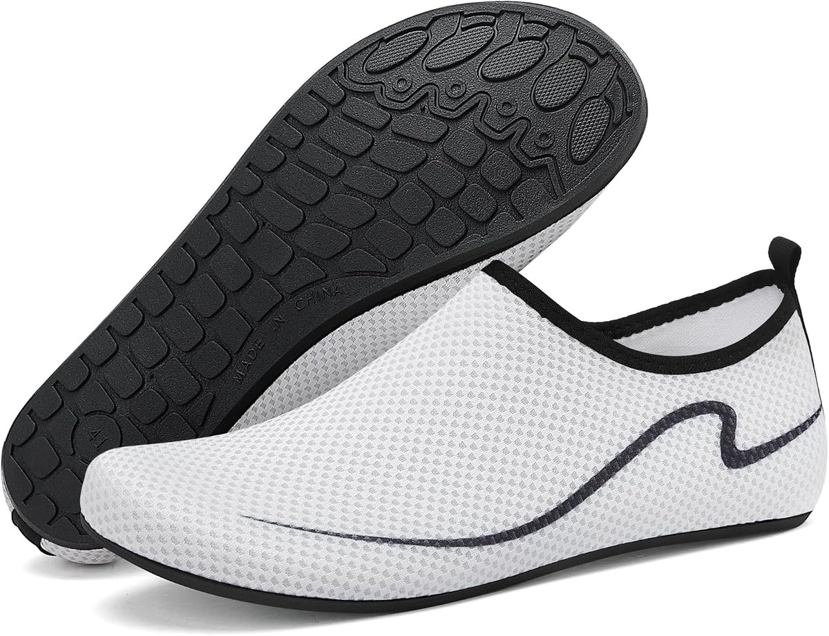 Water Shoes for Women Men Quick-Dry Beach Swim Socks with Non-Slip Sole