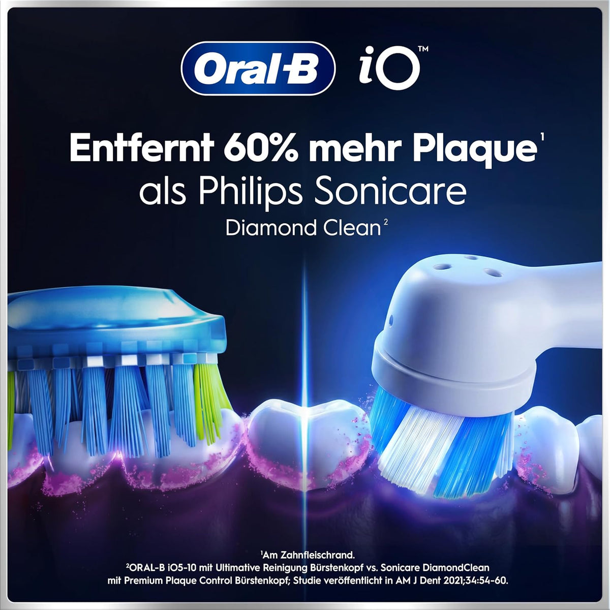Oral-B iO Series 6 Elektrische Zahnbürste, Weiß