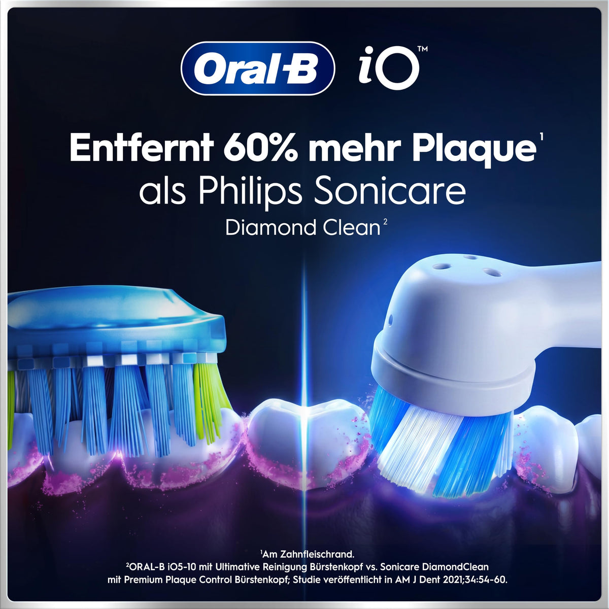 Oral-B iO Series 6 Elektrische Zahnbürste, Weiß