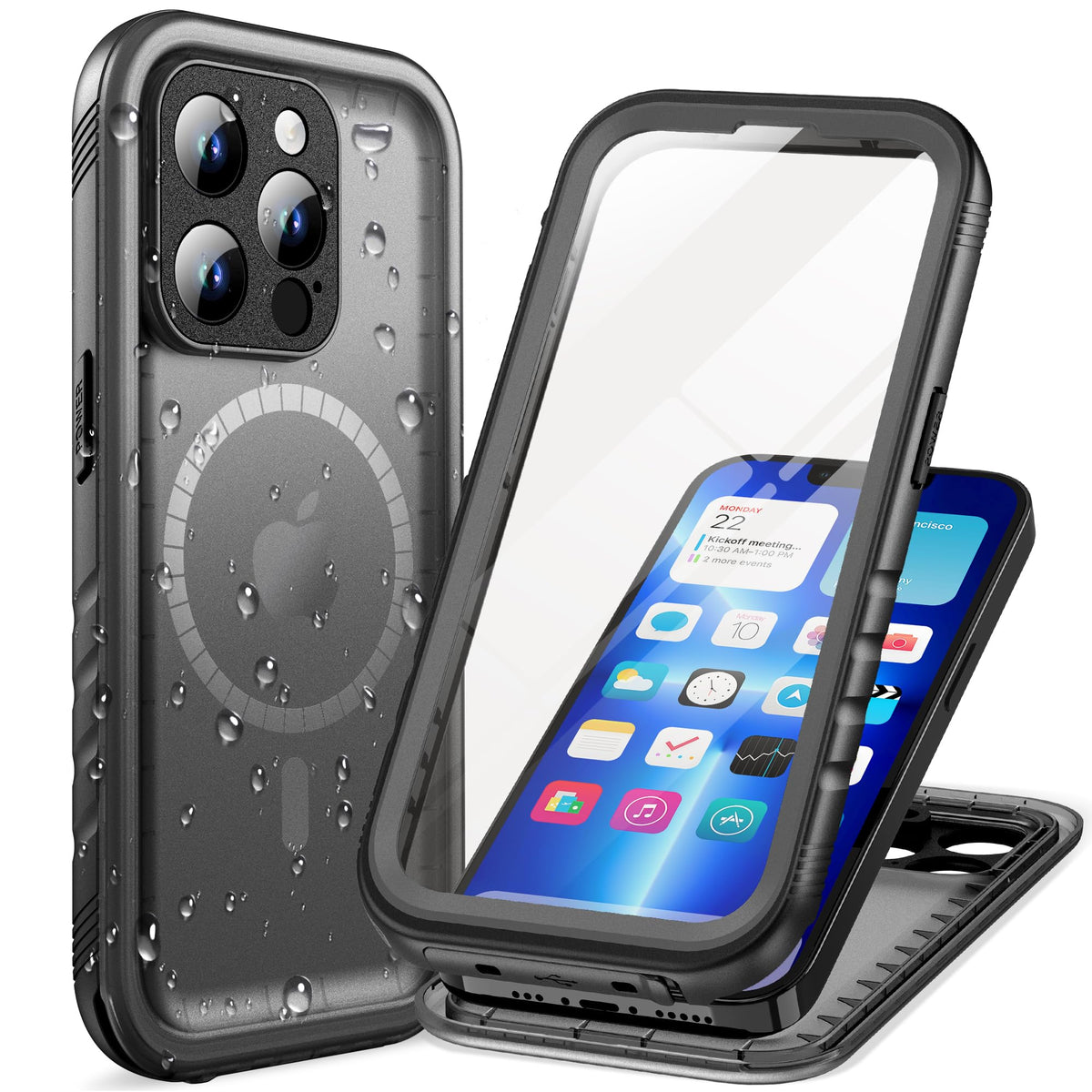 Cozycase TOP Militärschutz wasserdichte 360 Hülle Für iPhone 17 18 Pro Max