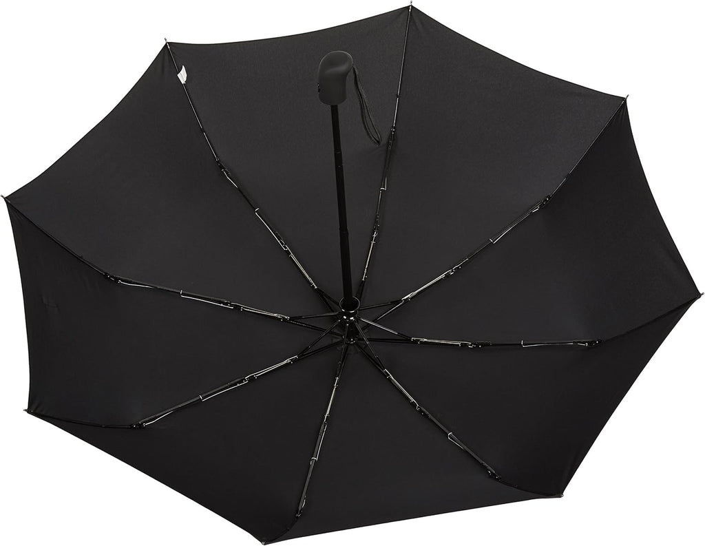Amazon Basics Octogonale Parapluie pliant à ouverture automatique Noir, 28 x 98 cm