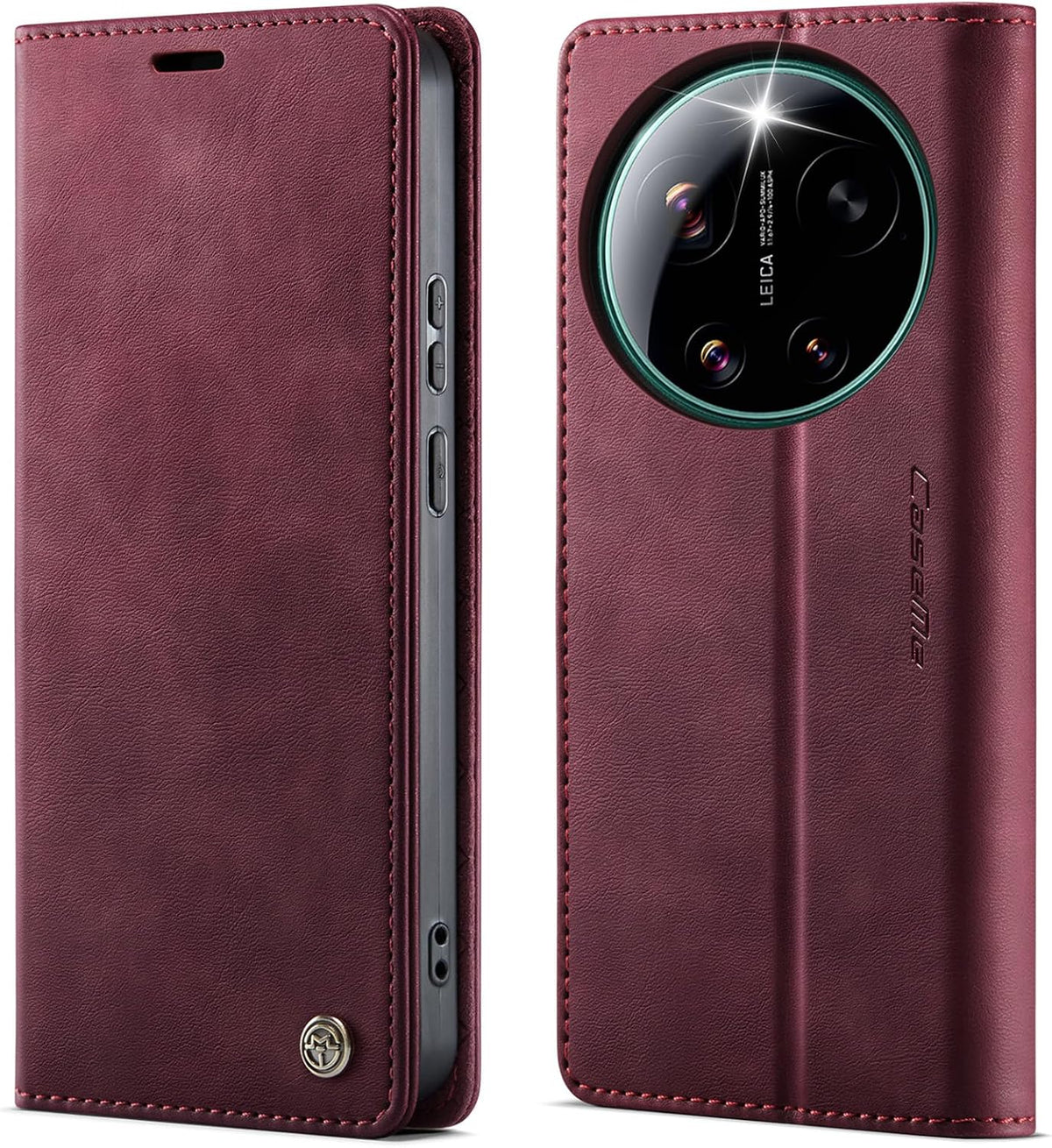 Handyhülle für Honor Magic 6 Pro hülle Premium PU klapphülle RFID Lederhülle Faltbare Schutzhülle Kartenfach Standfunktion Handytasche hülle Honor Magic 6 Pro 5G - Schwarz