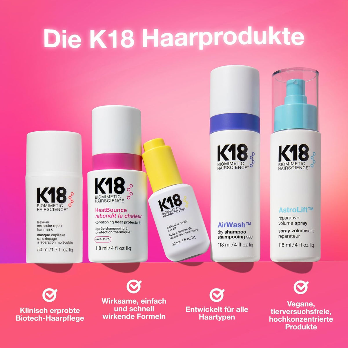 K18 Leave-In Repair Haarmaske