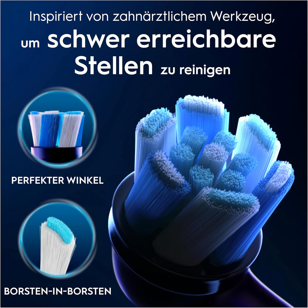 Oral-B iO Aufsteckbürsten Ultimative Reinigung, Schwarz, 10 Stück