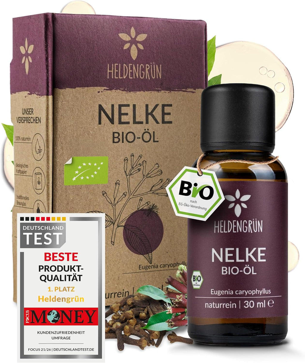 Heldengrün® BIO Lavendelöl [100% NATURREIN] Ätherisches Öl 30 ml