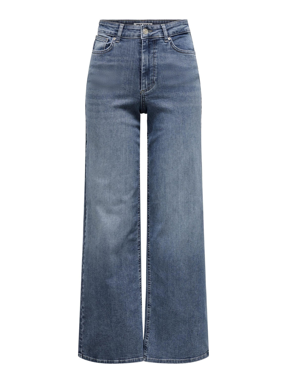 ONLY Female Jeans mit weitem Bein ONLMADISON Hohe Taille Weiter Beinschnitt Jeans